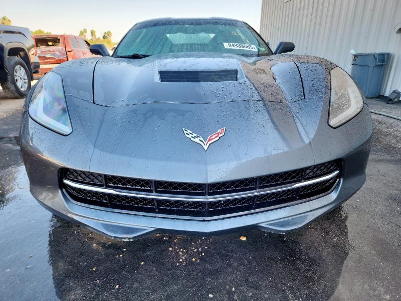 1G1YB2D75E5101960 - 2014 CHEVROLET CORVETTE STINGRAY 1LT GRAY photo 5