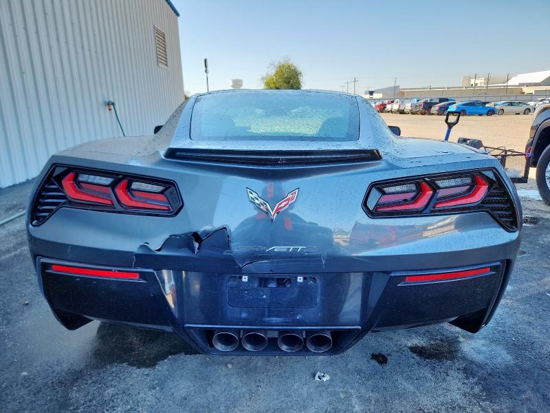 1G1YB2D75E5101960 - 2014 CHEVROLET CORVETTE STINGRAY 1LT GRAY photo 6