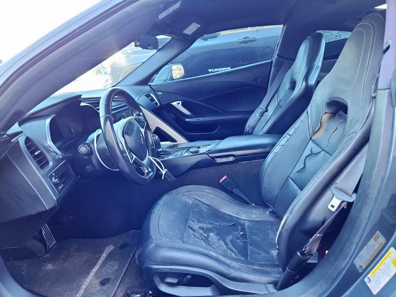 1G1YB2D75E5101960 - 2014 CHEVROLET CORVETTE STINGRAY 1LT GRAY photo 7