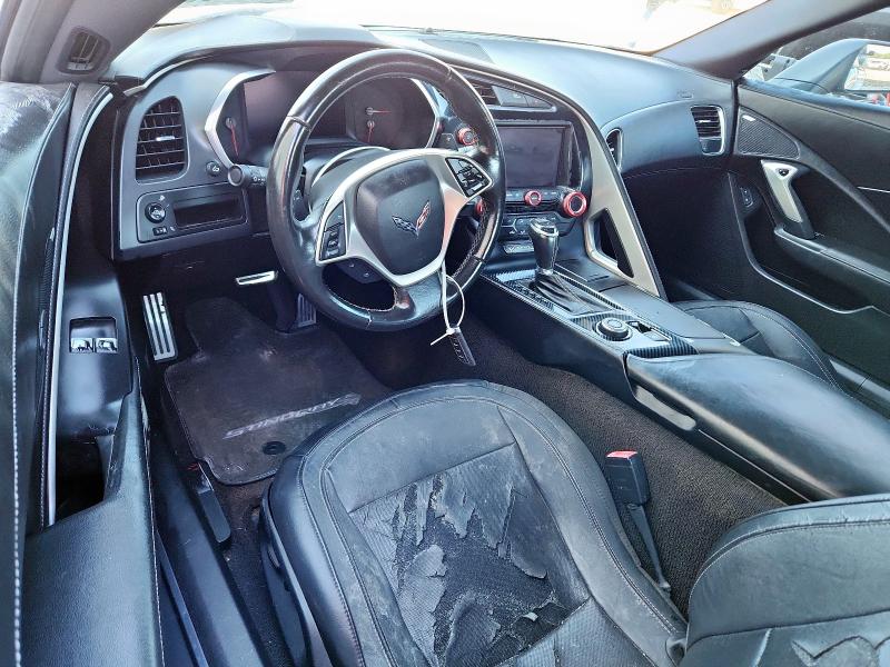 1G1YB2D75E5101960 - 2014 CHEVROLET CORVETTE STINGRAY 1LT GRAY photo 8