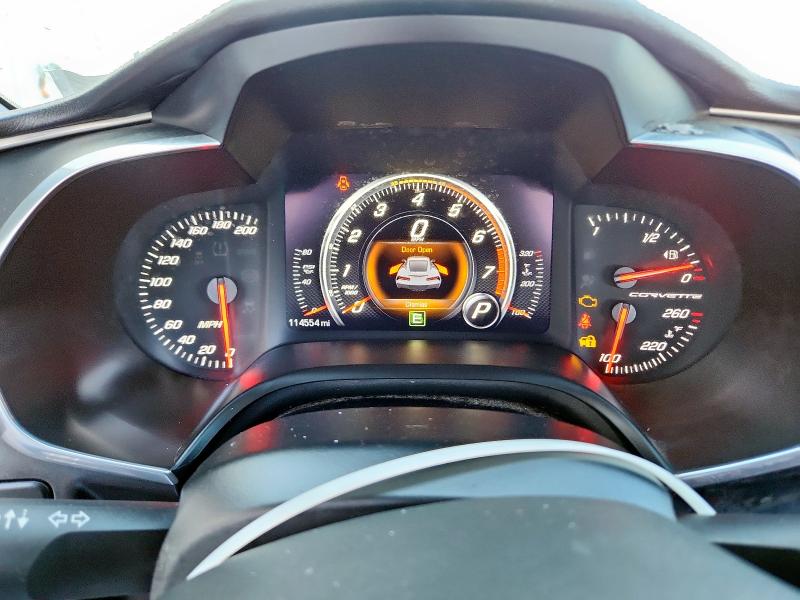 1G1YB2D75E5101960 - 2014 CHEVROLET CORVETTE STINGRAY 1LT GRAY photo 9