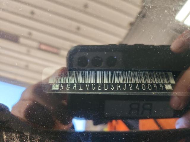 5GALVCED3AJ240099 - 2010 BUICK ENCLAVE CXL BEIGE photo 13