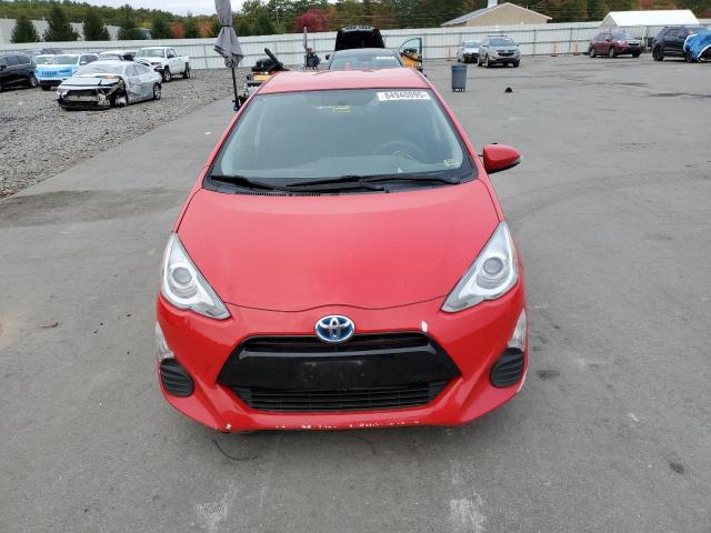 JTDKDTB38G1135432 - 2016 TOYOTA PRIUS C RED photo 5