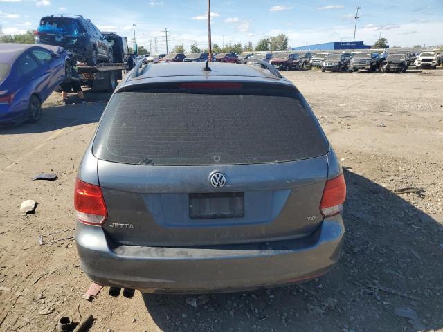 3VWPL7AJ7EM605835 - 2014 VOLKSWAGEN JETTA TDI Көк фото 6