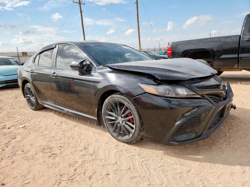 4T1G11AK9MU412042 - 2021 TOYOTA CAMRY SE შავი ფოტო 4