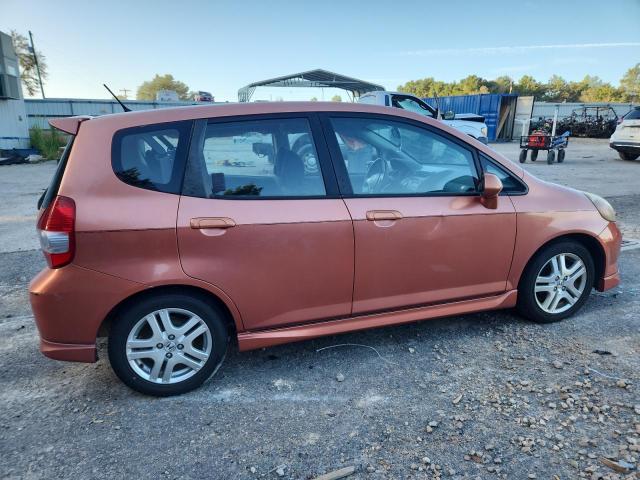 JHMGD38667S045888 - 2007 HONDA FIT S ORANGE photo 3
