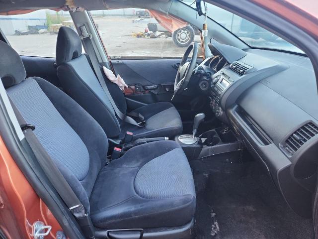 JHMGD38667S045888 - 2007 HONDA FIT S ORANGE photo 7