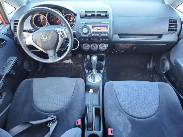 JHMGD38667S045888 - 2007 HONDA FIT S ORANGE photo 8