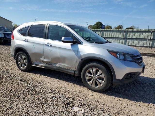 2HKRM4H75EH618462 - 2014 HONDA CR-V EXL SILVER photo 4