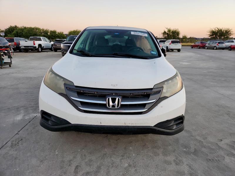 5J6RM3H38CL029867 - 2012 HONDA CR-V LX WHITE photo 5