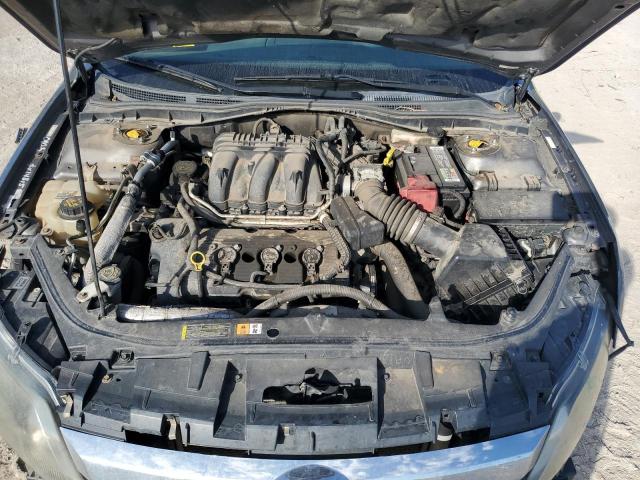 3FAHP0JG9CR202839 - 2012 FORD FUSION SEL GRAY photo 11