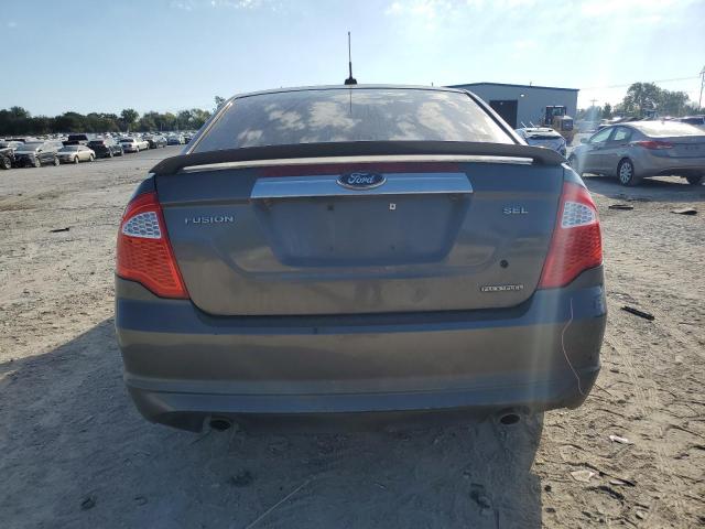 3FAHP0JG9CR202839 - 2012 FORD FUSION SEL GRAY photo 6