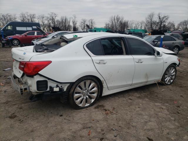 JH4KC2F94HC000013 - 2017 ACURA RLX SPORT HYBRID ADVANCE WHITE photo 3