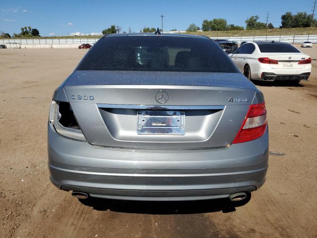 WDDGF81X29F272587 - 2009 MERCEDES-BENZ C 300 4MATIC SILVER photo 6