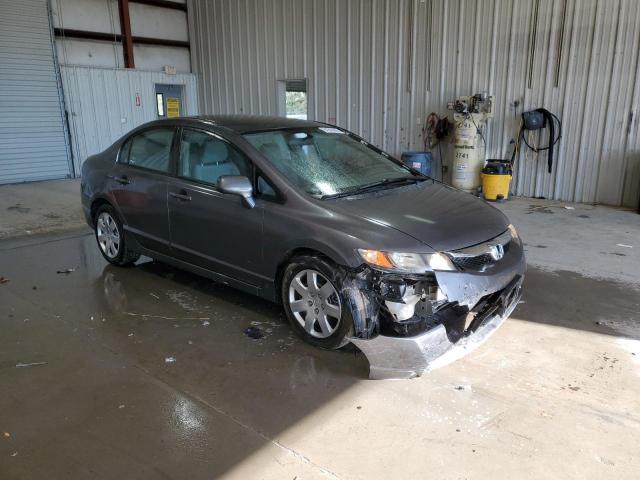 2HGFA1F50BH300587 - 2011 HONDA CIVIC LX GRAY photo 4