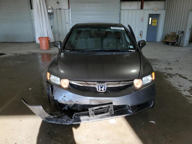 2HGFA1F50BH300587 - 2011 HONDA CIVIC LX GRAY photo 5