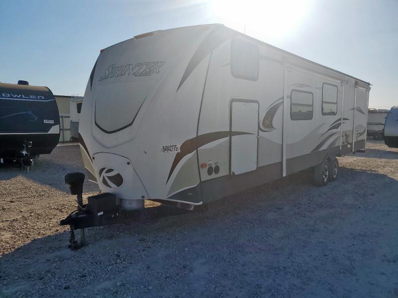 4YDT32026D1532710 - 2013 KEYSTONE SPRINTER Beyaz fotoğraf 2