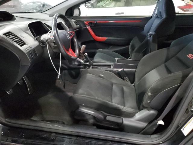2HGFG21586H711298 - 2006 HONDA CIVIC SI BLACK photo 7