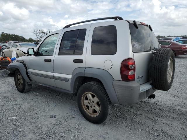 1J4GK48K26W106679 - 2006 JEEP LIBERTY SPORT ვერცხლისფერი ფოტო 2