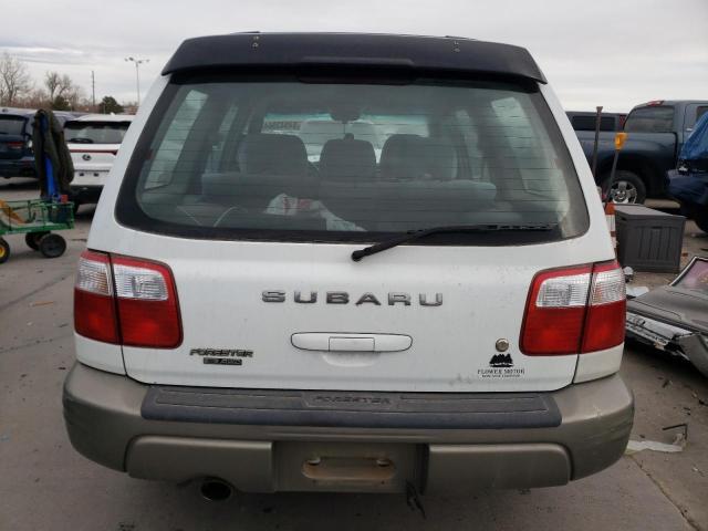 JF1SF65571G726371 - 2001 SUBARU FORESTER S WHITE photo 6