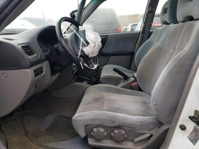 JF1SF65571G726371 - 2001 SUBARU FORESTER S WHITE photo 7