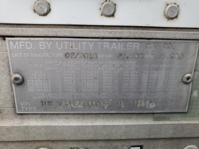 1UYVS2455BP043701 - 2011 UTILITY TRAILER Սպիտակ լուսանկար 10