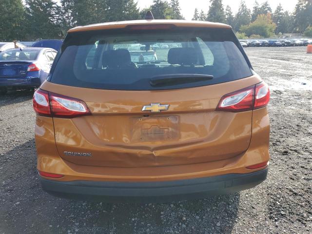 2GNAXHEV6K6246815 - 2019 CHEVROLET EQUINOX LS ORANGE photo 6