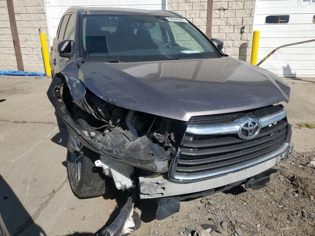 5TDJKRFH8FS159998 - 2015 TOYOTA HIGHLANDER XLE GRAY photo 4