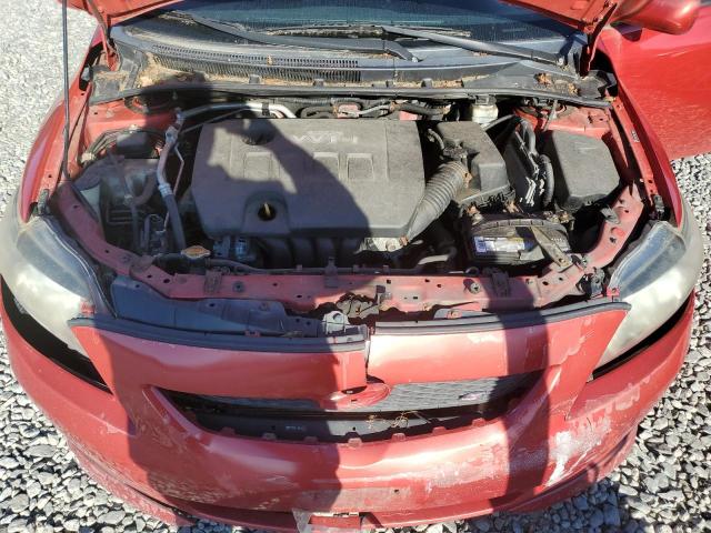 2T1BU4EE9AC225047 - 2010 TOYOTA COROLLA BASE Kırmızı fotoğraf 11