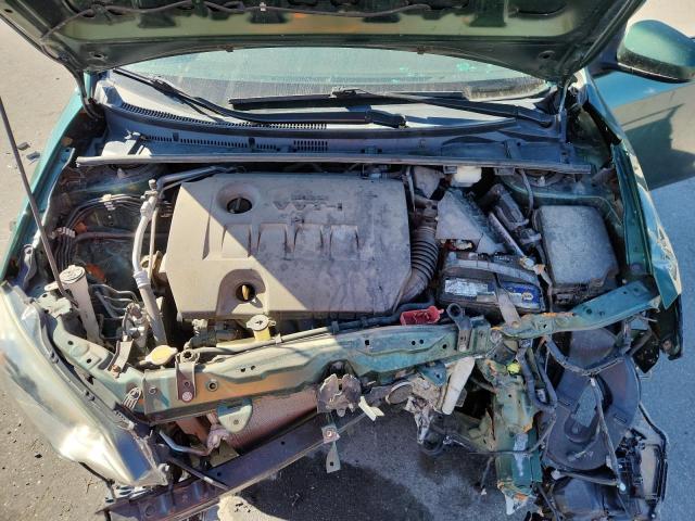 2T1BURHE5GC671424 - 2016 TOYOTA COROLLA L GREEN photo 11