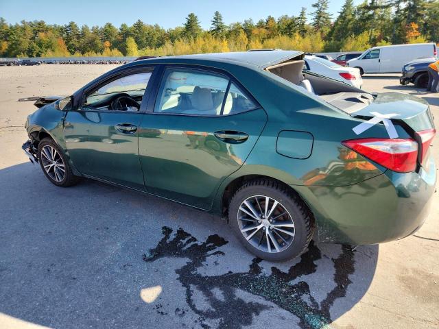 2T1BURHE5GC671424 - 2016 TOYOTA COROLLA L GREEN photo 2