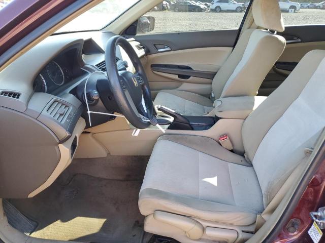 1HGCP26328A053778 - 2008 HONDA ACCORD LX MAROON photo 7
