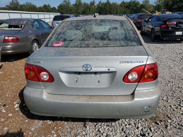 2T1BR38E94C211483 - 2004 TOYOTA COROLLA CE GRAY photo 6