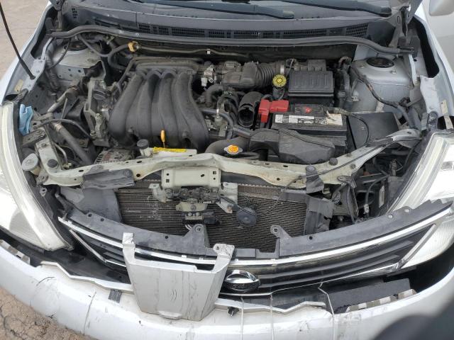 3N1BC1CP6CL374069 - 2012 NISSAN VERSA S SILVER photo 11