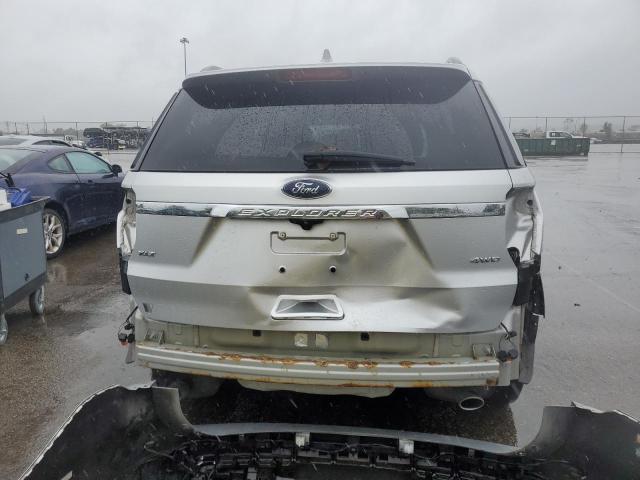 1FM5K8D87HGB69400 - 2017 FORD EXPLORER XLT Արծաթագույն լուսանկար 6