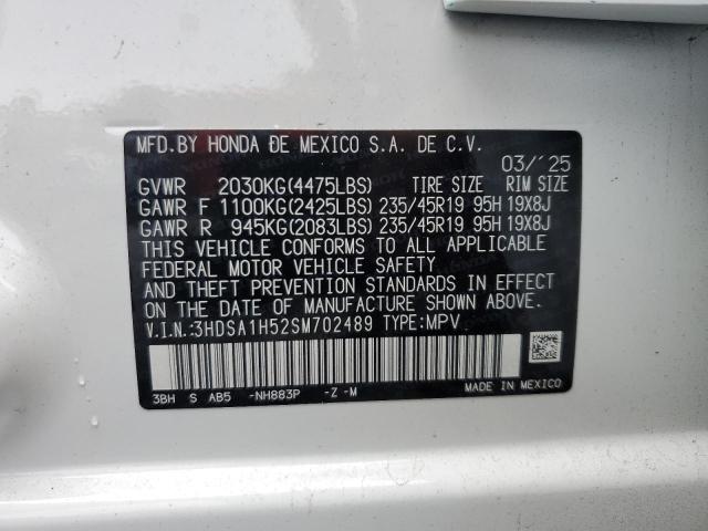 3HDSA1H52SM702489 - 2025 ACURA ADX A-SPEC WHITE photo 14