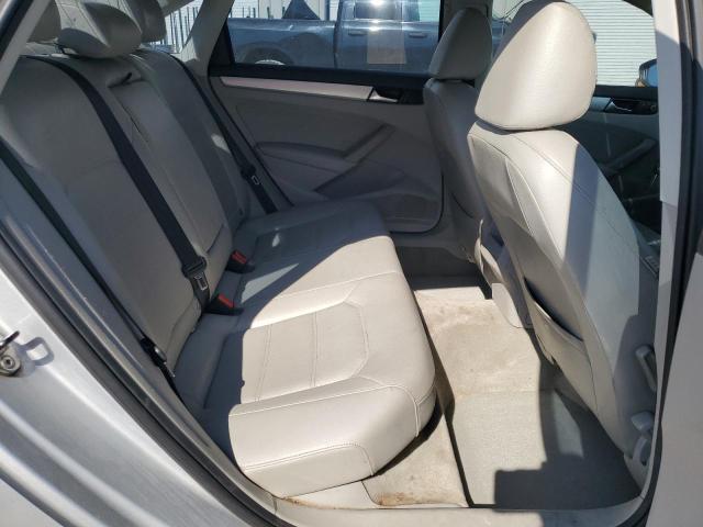 1VWBN7A35CC059993 - 2012 VOLKSWAGEN PASSAT SE ვერცხლისფერი ფოტო 10