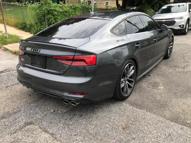 WAUC4CF58JA010869 - 2018 AUDI S5 PRESTIGE GRAY photo 4