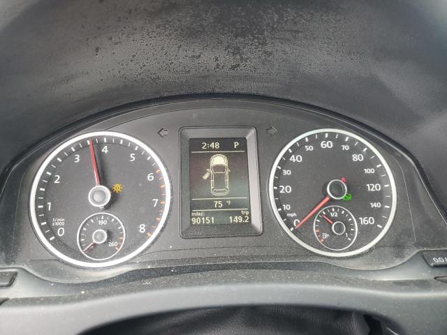 WVGAV7AX7CW603020 - 2012 VOLKSWAGEN TIGUAN S Siyah fotoğraf 9