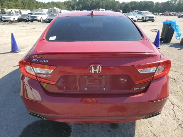 1HGCV1F39LA119137 - 2020 HONDA ACCORD SPORT RED photo 6