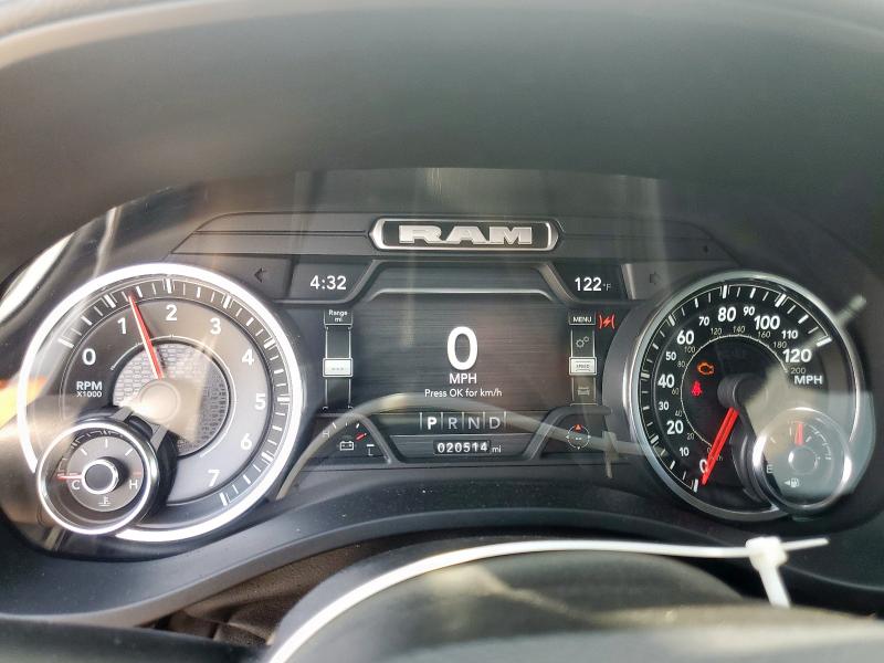 1C6RREBT7NN173310 - 2022 RAM 1500 BIG HORN/LONE STAR WHITE photo 9