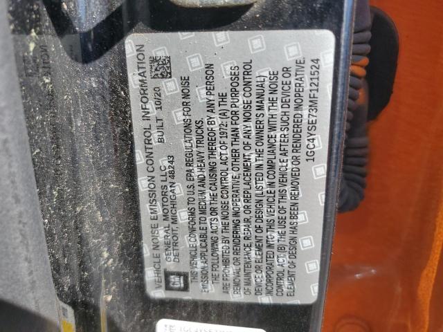 1GC4YSE73MF121524 - 2021 CHEVROLET SILVERADO K3500 Narıncı foto 13