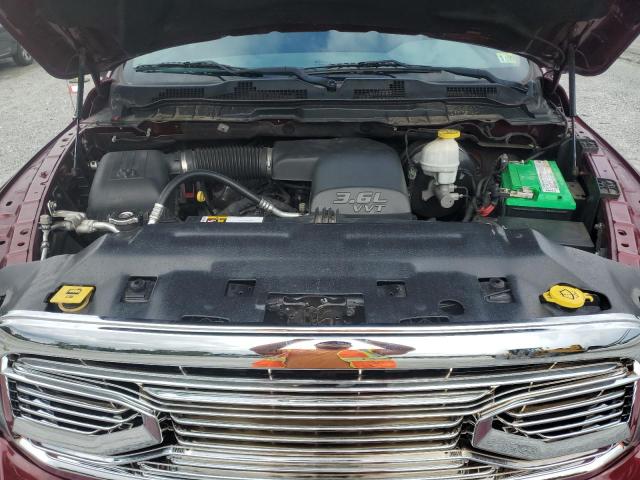 1C6RR6LG7JS245335 - 2018 RAM 1500 SLT ბურგუნდია ფოტო 11