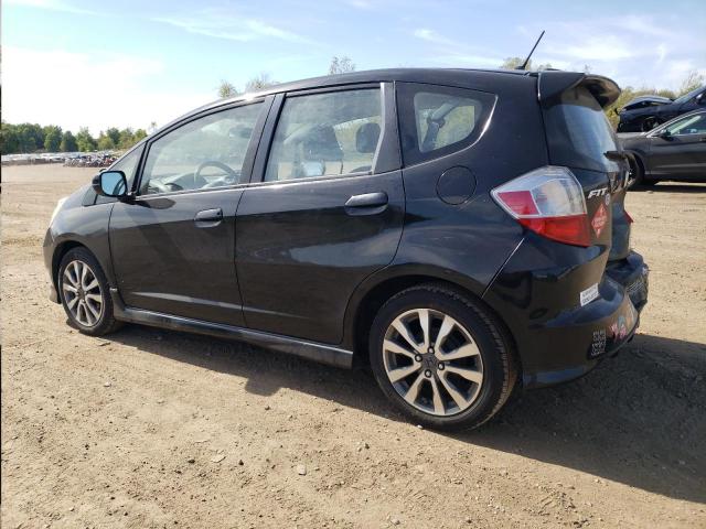 JHMGE8G54CS002373 - 2012 HONDA FIT SPORT Schwarz Foto 2