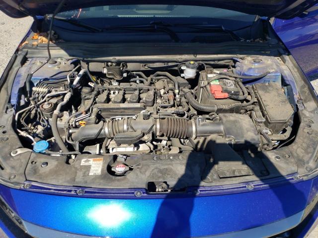 1HGCV1F36JA193872 - 2018 HONDA ACCORD SPORT BLUE photo 11