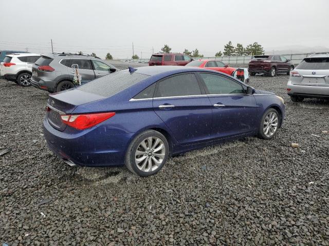 5NPEC4AC1BH044625 - 2011 HYUNDAI SONATA SE BLUE photo 3