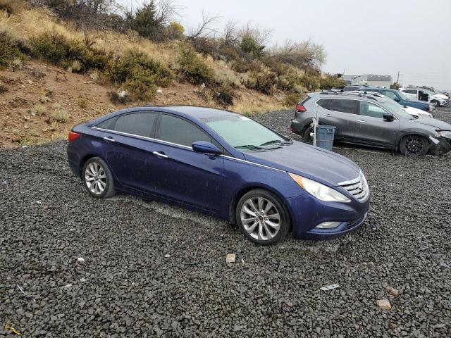 5NPEC4AC1BH044625 - 2011 HYUNDAI SONATA SE BLUE photo 4