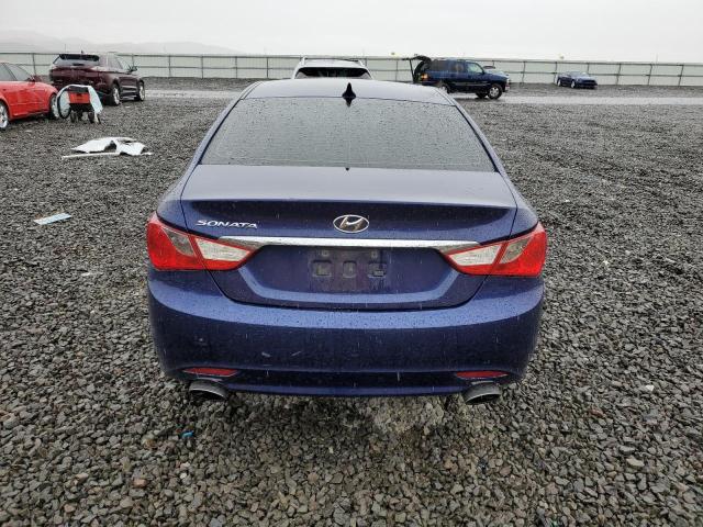 5NPEC4AC1BH044625 - 2011 HYUNDAI SONATA SE BLUE photo 6