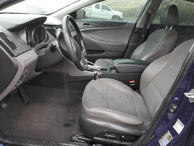 5NPEC4AC1BH044625 - 2011 HYUNDAI SONATA SE BLUE photo 7