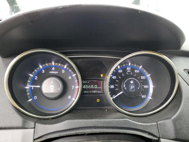 5NPEC4AC1BH044625 - 2011 HYUNDAI SONATA SE BLUE photo 9